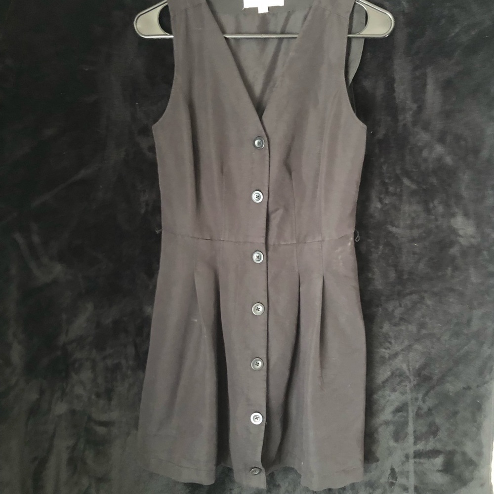 Loft Button Down Sleeveless Dress